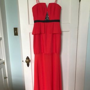 BCBG MAXAZRIA size 4 floor length dress- strapless